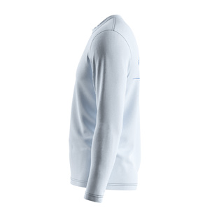T-shirt graphique de protection UV pour hommes en nylon et élasthanne extensible 4 directions avec logo sérigraphié – Vêtements de pêche professionnels en gros - Product Image 6