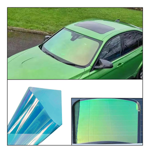 Kax Chameleon Car Window Tint Film Green Aurora VlT67 % Car Front Rear Car Film Parabrisas Solar Film 1 Roll/1,52*30M (MOQ) - Product Image 3