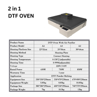 Four de séchage DTF de bureau EraSmart A2 A3+ pour films A3, machine de polymérisation et de séchage par la chaleur pour animaux de compagnie
