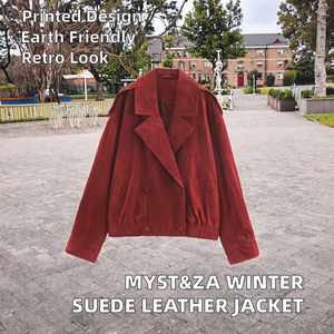 Veste décontractée pour femme en polyester tissé écologique infroissable – Nouvelle collection Hiver 2026 - Product Image 2