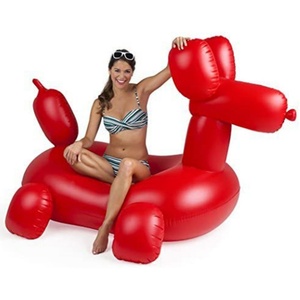 Jouets gonflables personnalisés pour piscine - Chien gonflable flottant mignon pour l'été, idéal pour les fêtes à la plage, jouets de piscine flottants pour adultes en extérieur - Product Image 1