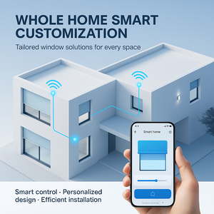 Tất cả thời tiết sử dụng màn hình thả zip có động cơ với chức năng điều khiển từ xa và bảo vệ côn trùng cho các quán cà phê - Product Image 4