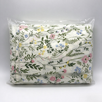 Ensemble de literie 3 pièces en microfibre douce et durable, drap plat avec taies d'oreiller, lavable, textile de maison pour toutes les saisons