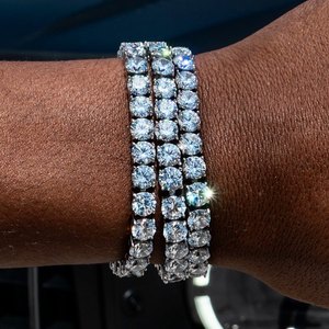 <span class=keywords><strong>Bracelet</strong></span> en chaîne à griffes Hip-Hop-<span class=keywords><strong>Bracelet</strong></span> <span class=keywords><strong>clouté</strong></span> en strass Unix Hip-Hop avec chaîne en strass - Product Image 6