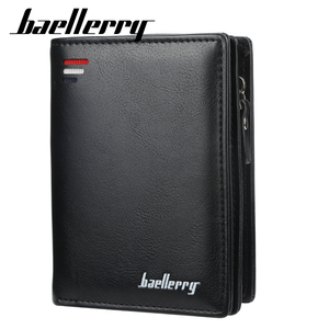 Portafogli Corti da Uomo, Nuova Moda, Porta Carte Multifunzione in Pelle, <span class=keywords><strong>Portafoglio</strong></span> Maschile con Cerniera e Tasca per Monete - Product Image 4