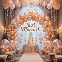 Ballons en latex métallisé Globo à haute élasticité de 12 pouces (3,2 g) pour la décoration de fête de mariage, offre spéciale pour la Saint-Valentin