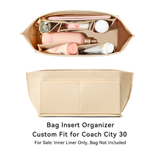 <span class=keywords><strong>Sac</strong></span> à cosmétiques multifonction pour femmes, insert en tissu feutré, <span class=keywords><strong>sac</strong></span> à main multifonction, organisateur multi-poches, pochette de <span class=keywords><strong>voyage</strong></span>, accessoires - Product Image 1