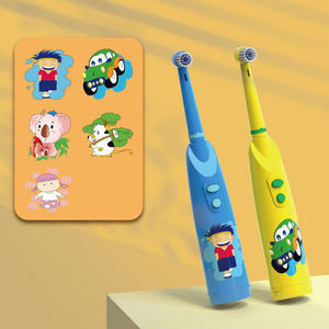 Cepillo de Dientes Eléctrico Giratorio para Niños de 3 a 6 Años, con Pilas, Cerdas Suaves de Dibujos Animados - Product Image 3