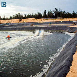 1.0Mm 1.5 Mm Kunstmatige Meertank Dam Stortplaats Voering 0.75 0.5Mm Garnalenvisvijvers Kwekerij Voering Hdpe Pvc Voering Geomembranen - Product Image 3