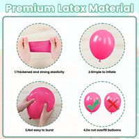 Set Balon dengan Balon Daun Palem dan Balon Foil Nanas untuk Pesta Kolam Renang Luau Hawaii Perlengkapan Ulang Tahun Musim Panas