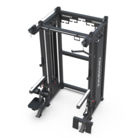 Gimnasio en casa uso Multi funcional entrenador Smith máquina de Cable/Cable cruzado gimnasio/Power Rack