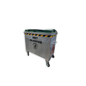 ถังขยะพลาสติก HDPE ชุบสังกะสี ยี่ห้อ BDB รุ่นใหม่สำหรับภายนอกอาคาร รุ่น BDB.121100-P ความจุ 770/1100 ลิตร ผลิตภัณฑ์รักษาสิ่งแวดล้อม อังการา - Product Image 5