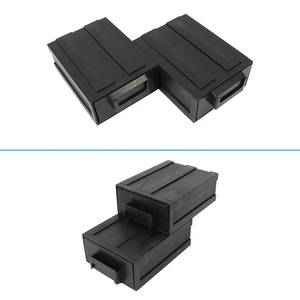 QXR-caja de cajón de plástico negro, de Emebiol Q-DB2, 165x120x60mm, ESD, elemento antiestático - Product Image 4