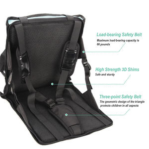 Asiento de viaje Paseo en maleta para niños Asiento de viaje plegable para niños Portador DE NIÑOS EN equipaje para viajes familiares en el aeropuerto - Product Image 3