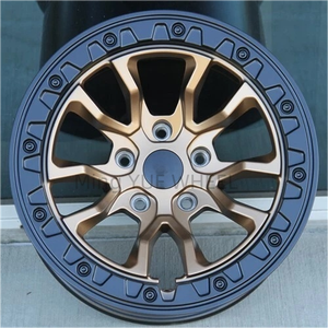 Mingyue 4X4 Off Road 17X9J pulgadas PCD 5X127 llanta de rueda de coche de pasajero de plato profundo negro <span class=keywords><strong>para</strong></span> <span class=keywords><strong>Jeep</strong></span> Wrangler Grand Cherokee - Product Image 2
