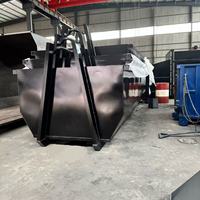 Bennes à benne basculante à vendre, conteneurs à déchets de béton pour usage extérieur, certifiées CE, utilisation facile, haute efficacité, garantie 1 an