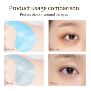 CLOVER RENA Patchs Gel Contour des Yeux Véganes aux Herbes, Acide Hyaluronique, Or 24K, Collagène, <span class=keywords><strong>Anti</strong></span>-<span class=keywords><strong>Cernes</strong></span>, <span class=keywords><strong>Bio</strong></span> Coréen, Marque Privée - Product Image 2