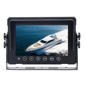 outside use car 7 inch waterproof lcd monitor Agricultural Construction Forklift Vehicles Boat