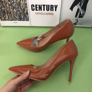 Escarpins Femme Grande Taille 43, 10.5CM/7.5CM, Formels, Tendance, Réfléchissants, Bout Pointu, Nude, à Talons Hauts, pour Dropshipping - Product Image 6