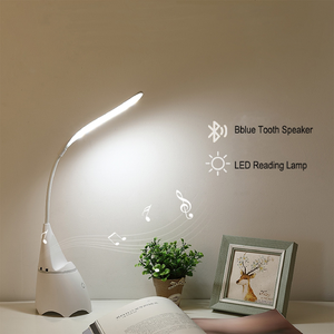 Lampe de bureau à LED Haut-parleurs Bluetooth avec son HiFi Subwoofer Deep Bass Luminosité réglable Longue durée de vie de la batterie Haut-parleurs de <span class=keywords><strong>musique</strong></span> - Product Image 2