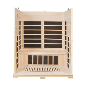 Gabinete de Sauna de carbono infrarrojo para terapia de salas de Sauna de alta calidad para interiores de madera Hemlock - Product Image 4