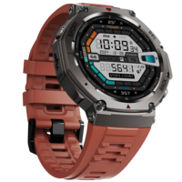 Montre intelligente DM58 Montre intelligente robuste avec boîtier en métal 5ATM Modes multisports Suivi GPS Montres intelligentes Android