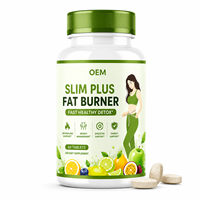 Comprimés OEM Slim Plus Brûle-graisses : Détox rapide et saine, Soutien au métabolisme, Gestion du poids, Soin digestif, Boost d'énergie