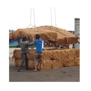 MATÉRIAU SEC -- BALE DE FIBRE DE COCO COIR -- FABRICANT ET EXPORTATEUR DIRECT - Product Image 1