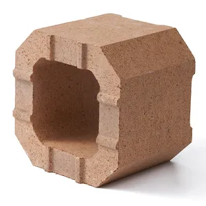 Tungku kaca Magnesia biji api zirkonia bata bata bata bata Magnesite zirkon batu bata untuk dijual - Product Image 1