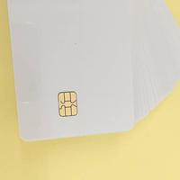 Carte de membre intelligente RFID en PVC blanc de haute qualité, étanche, résistante aux intempéries, protocole ISO 14443A, épaisseur 0,76 mm, 13,56 MHz