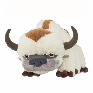 Juguetes personalizados de venta directa de fábrica, juguete de peluche de toro blanco - Product Image 1