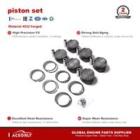 Bộ piston và vòng piston RACEORLY 11258681079 11252472478 4032 đúc nguyên khối dành cho BMW B58 540i 640i 740i 840i X5 X6 X7 3.0L