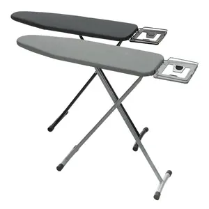 T-Leg Foldable Metal Clothes Ironing Board Standing Type With 5 Adjustable Height