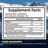 Gummies de Shilajit Bio de l'Himalaya – Complément Alimentaire Sans Sucre à la Pectine – Vente en Gros Direct Usine