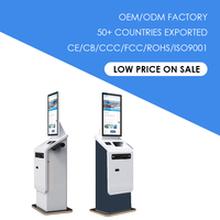 Kiosco de Pago Automático con Pantalla Táctil Personalizada OEM ODM, Kiosco de Cambio de Divisas, Pago en Efectivo, de Pie, para Interiores/Exteriores