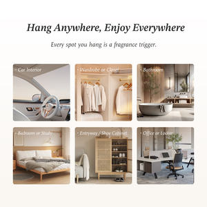 Majestic, fragancia de larga duración, desodorante Universal, evaporación Natural, eliminación de olores, papel colgante, ambientadores de aire para coche - Product Image 3