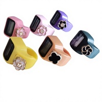 Fabricant de compteurs de prières lumineux en strass de style bague pour musulmans, modèles de bague Tasbeeh Zikr 8017 et 8016