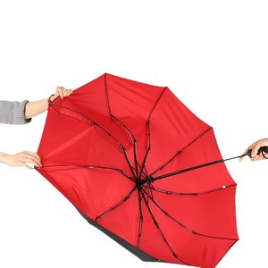 Parapluie automatique à double couche à 10 baleines, logo personnalisable, pluie et soleil, unisexe, parapluie pliable extra large, résistant au vent, solide - Product Image 5