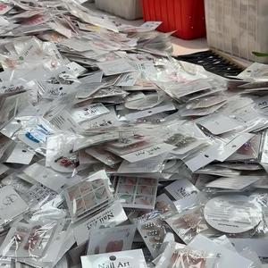 Diseños Aleatorios, Hechos a Mano, 10 Piezas, <span class=keywords><strong>Uñas</strong></span> Acrílicas, <span class=keywords><strong>Uñas</strong></span> Artificiales, <span class=keywords><strong>Uñas</strong></span> Postizas al por Mayor, <span class=keywords><strong>Uñas</strong></span> Cortas, Medianas y Largas, <span class=keywords><strong>Uñas</strong></span> a Presión - Product Image 2