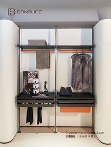 Personalizza armadio armadio multifunzione creativo in alluminio decorazione della casa strato di stoccaggio Morden Organizer scaffale soggiorno - Product Image 2