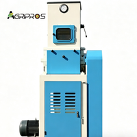 Ligne de production de riz avec décortiqueuse à rouleaux en caoutchouc automatique MLGT25, capacité de 1 à 1,5 tonne/heure, 380V, garantie 1 an