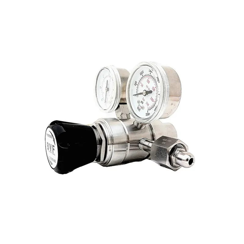 Stainless Steel Double-pole Regulator Stable Output Pressure NPT 1/4"F Threaded Connection