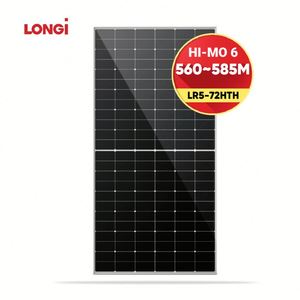 Paneles Solares Monocristalinos LONGi Solar de Alta Eficiencia de 580watt 585w 590w 600w Hi-mo6, Módulo Fotovoltaico Longi de 580wp en Stock en la UE - Product Image 1