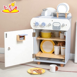 Jouet de lave-vaisselle en bois de qualité supérieure-Simulation de maison de jeu de cuisine réaliste pour enfants W10D857 - Product Image 5