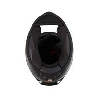Casque de moto intégral à visière double intelligente blanc et noir de conception originale résistant aux chocs pour casque de moto