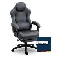 Chaise de bureau de direction ultime, confortable, économique, entièrement blanche, avec vérin à gaz, pour le bureau à domicile, pour PC, jeux, ordinateur