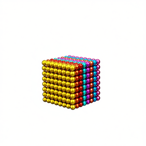 Jeu de boules magnétiques, Kit de 216 pièces, jouet anti-stress pour enfants et adultes, blocs de construction, ensemble de puzzles créatifs - Product Image 2