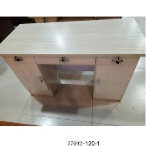 Escritorio de Oficina Moderno con Gabinete de Almacenamiento de Madera, Diseño Contemporáneo para Oficina en Casa, Independiente 37692-120-1 - Product Image 3