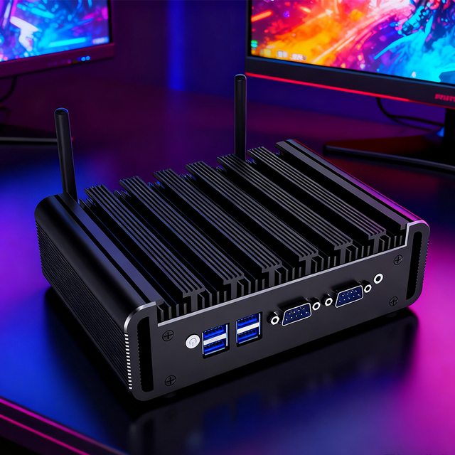 New Top Ryzen 9 Custom Mini Gaming Desktop Computer M.2 SSD 16/32/64GB WiFi BT5.2 Windows 11 Mini PC
