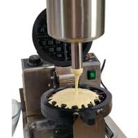 Nouveau Distributeur Manuel de Pâte à Gaufres Professionnel 5 Litres en Acier Inoxydable 304, Grand Distributeur de Pâte à Crêpes pour Gaufrier